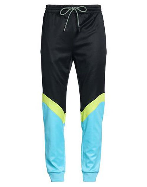 Man Pants Turquoise Size XXXL Polyester, Cotton, Elastane