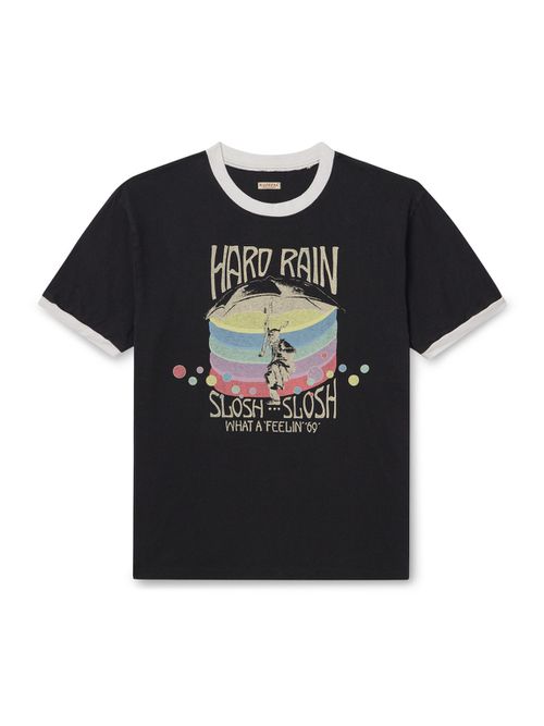 Hard Rain Sundance Printed Cotton-Jersey T-Shirt