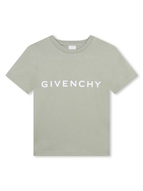 Logo-print organic-cotton T-shirt - Green