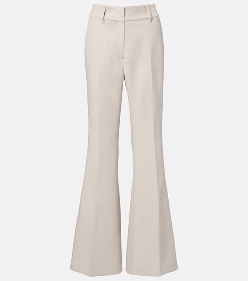 Rhein high-rise wool wide-leg pants
