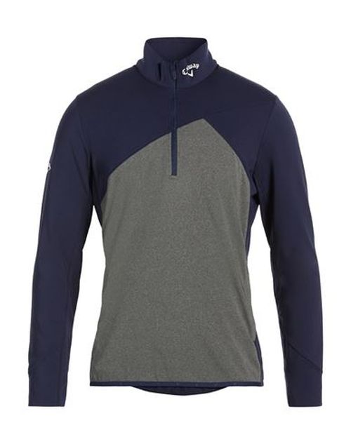 Man Sweatshirt Navy Size S Polyester, Elastane