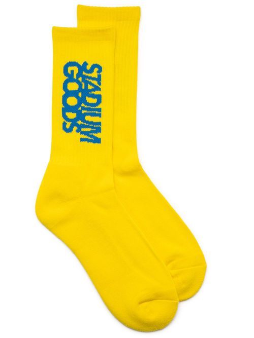 Logo "Cal" crew socks - Yellow