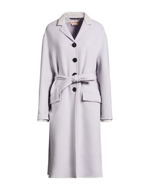 Woman Coat Lilac Size 4 Wool, Cashmere, Ovine leather