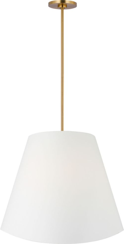 Burnished Brass Burnished Brass Hanging Shade from the Beauvoir Collection