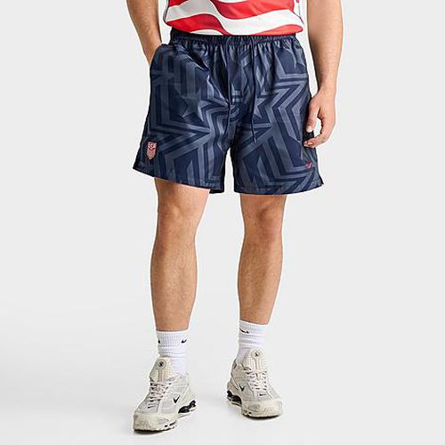 Men's Club United States Soccer Flow Shorts in Midnight Navy/University Red