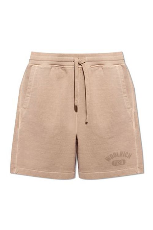 Woolrich Logo Printed Drawstring Shorts