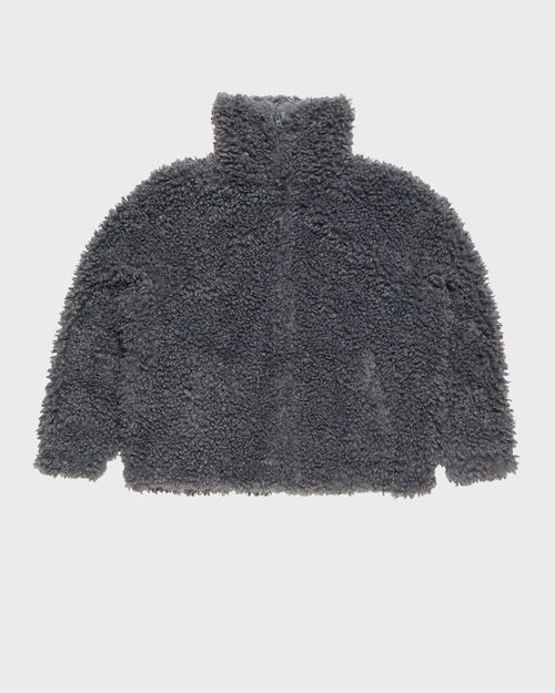 Acne Studios Jacket Faux Fur Bomber Grey