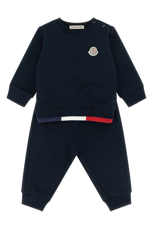 Tricolor Hem Sweatshirt + Joggers