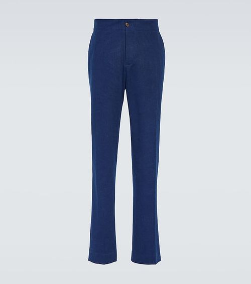 Cotton slim pants