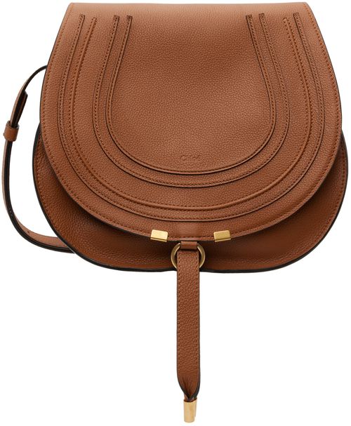 Tan Medium Marcie Shoulder Bag