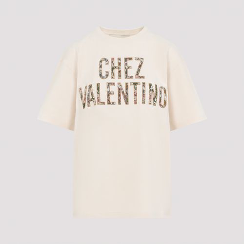 Cotton T-shirt Nude & Neutrals Tshirt - Women