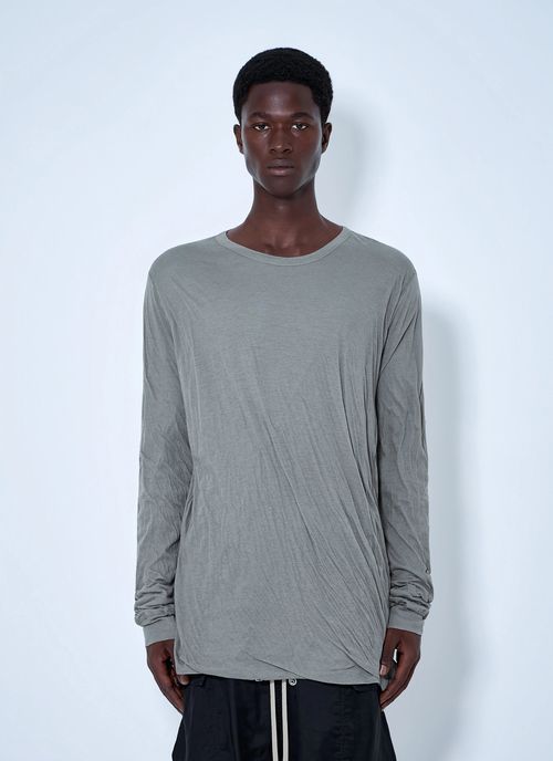 Oversize Long-Sleeve T-Shirt — Gray