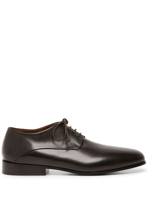 Calf leather derby shoes - Brown