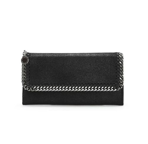 Falabella Continental Wallet- Black
