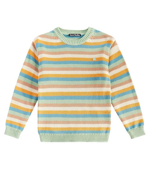 Acne Studios Kids Striped cotton sweater