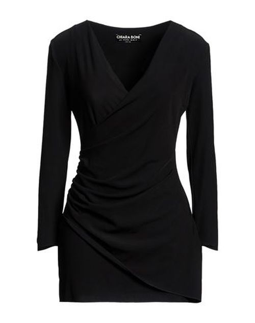 Woman Top Black Size 4 Viscose, Polyamide, Elastane