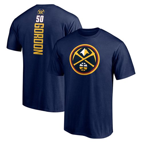 Men's Aaron Gordon Navy Denver Nuggets Playmaker Name & Number T-Shirt