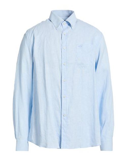 Man Shirt Sky blue Size 16 Linen