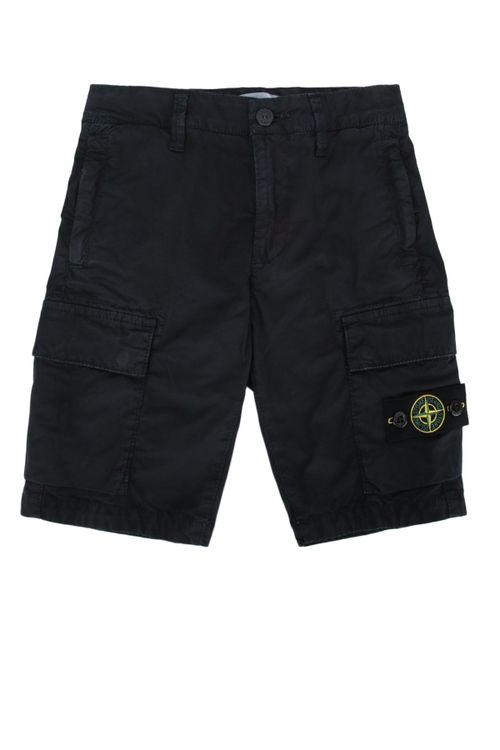 Cargo-Pocket Cargo Shorts — Navy