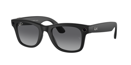 Ray-Ban Unisex Ray-Ban Meta Gen 1 Wayfarer - Frame color: Black, Lens color: Graphite Polarized