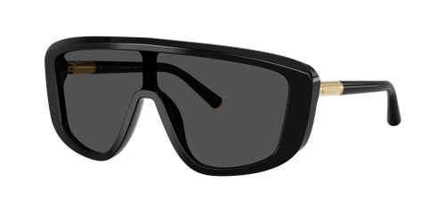 Dolce&Gabbana Man Sunglass DG4520 - Frame color: Matte Black, Lens color: Grey Mirror Black