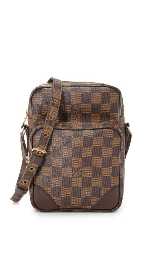 Louis Vuitton Damier Ebene Amazone Bag Brown One Size