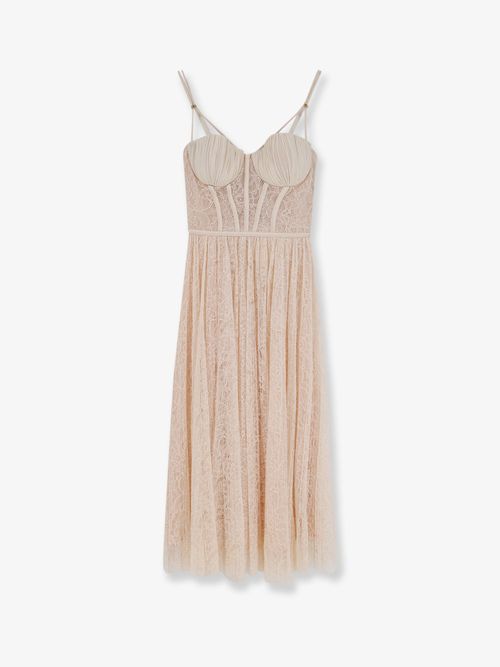 Lace Corset Dress — Pink