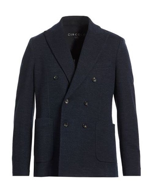 Man Blazer Midnight blue Size 38 Virgin Wool, Cotton