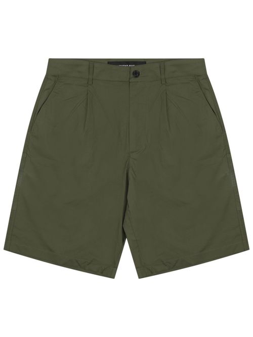 Olive Regular Solid Shorts