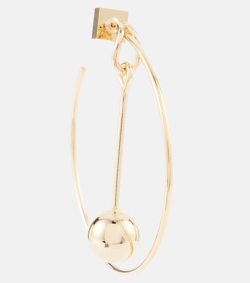 Jacquemus Asymmetric hoop earrings