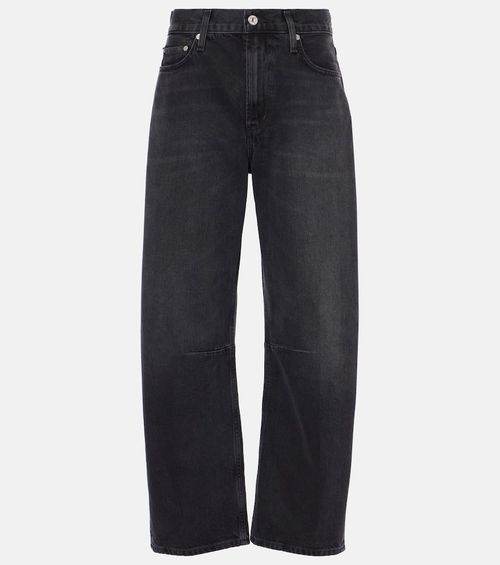 Miro high-rise wide-leg jeans