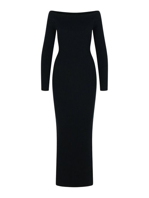 Arnes 1234 Sheath Dress In Wool And Cachemire