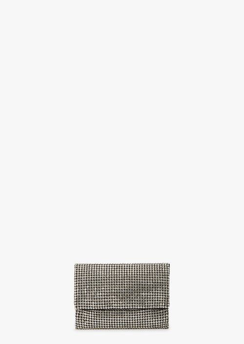 Maddox Clear Crystal Clutch