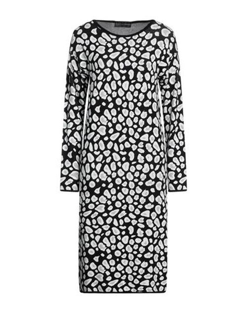 Woman Midi dress Black Size S Viscose, Elastane