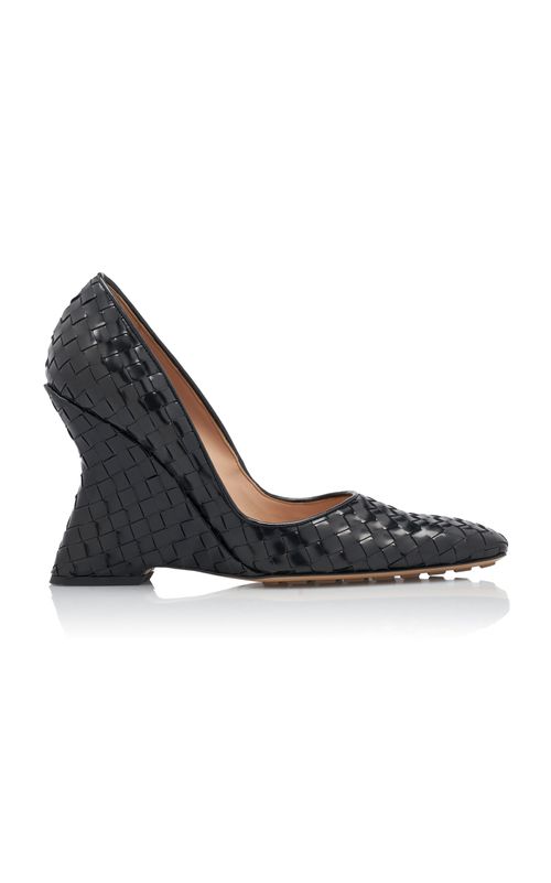 Women's Comet Intrecciato Leather Pumps