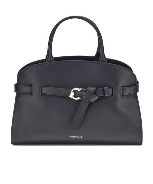Sabine belt-buckle leather tote bag
