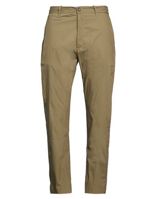Man Pants Military green Size 34 Cotton, Polyamide, Elastane