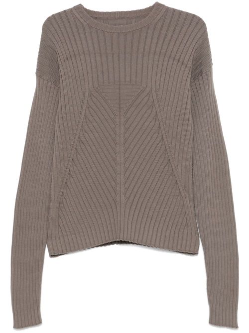 Crew-neck sweater - Brown