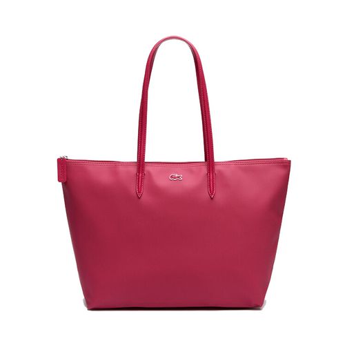Concept appliqué-logo tote bag - Black