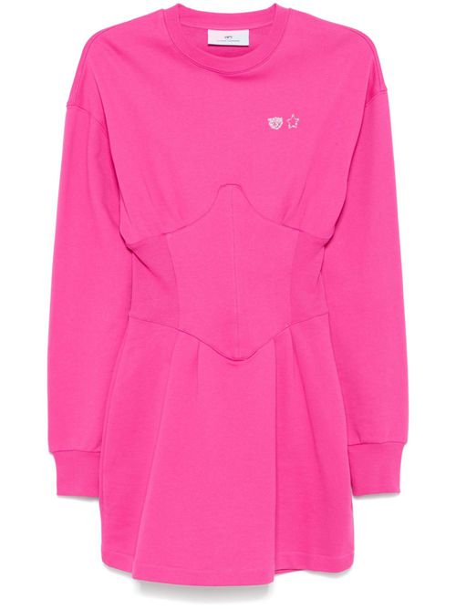 Corset-style mini dress - Pink