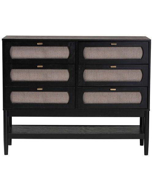 Shirin Mid-Century 6-Drawer Dresser