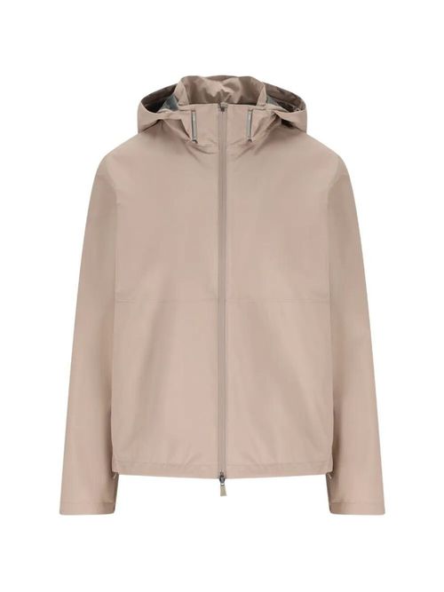 Functional Lightweight Hooded Jacket With Zip