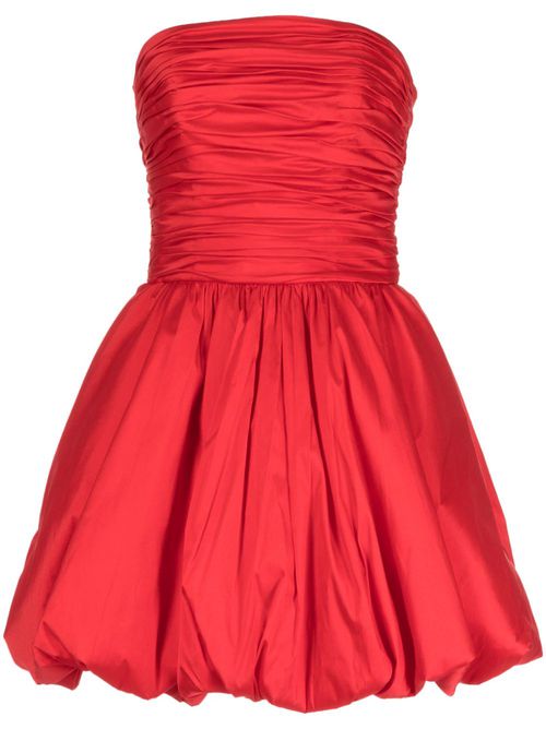 Dropped waist mini dress - Red