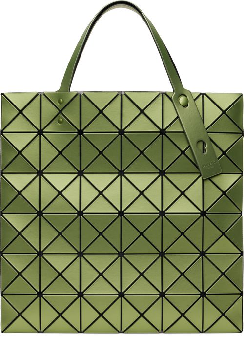 BAO BAO ISSEY MIYAKE Green & Yellow Lucent W Color Tote