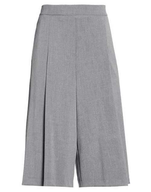 Woman Shorts & Bermuda Shorts Grey Size 10 Polyester, Viscose, Elastane