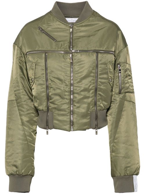 Broken bomer jacket - Green