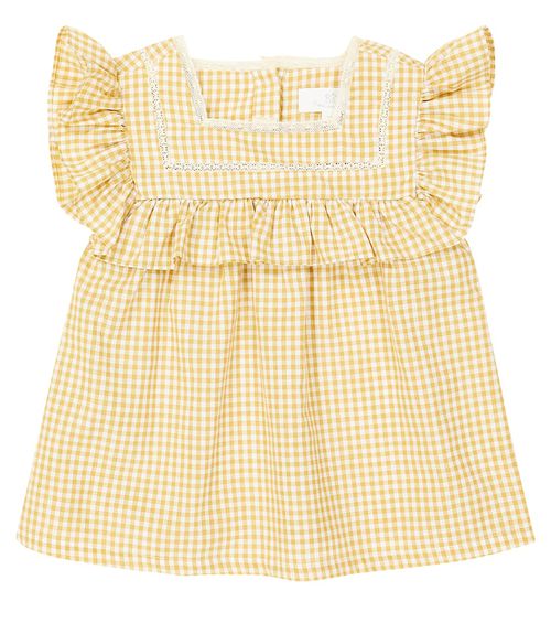 C'era Una Volta Carina checked cotton shirt