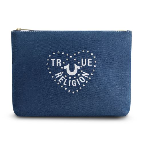 Cosmetic bag with side pocket