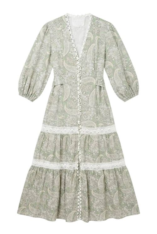 Women's Sacher Dress In Cash Green