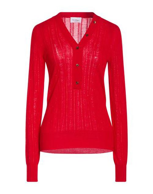 Woman Sweater Red Size XS Virgin Wool